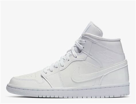 nike air jordan 1 mid dames sneakers wit/zalmroze|jordan 1 mid shoes.